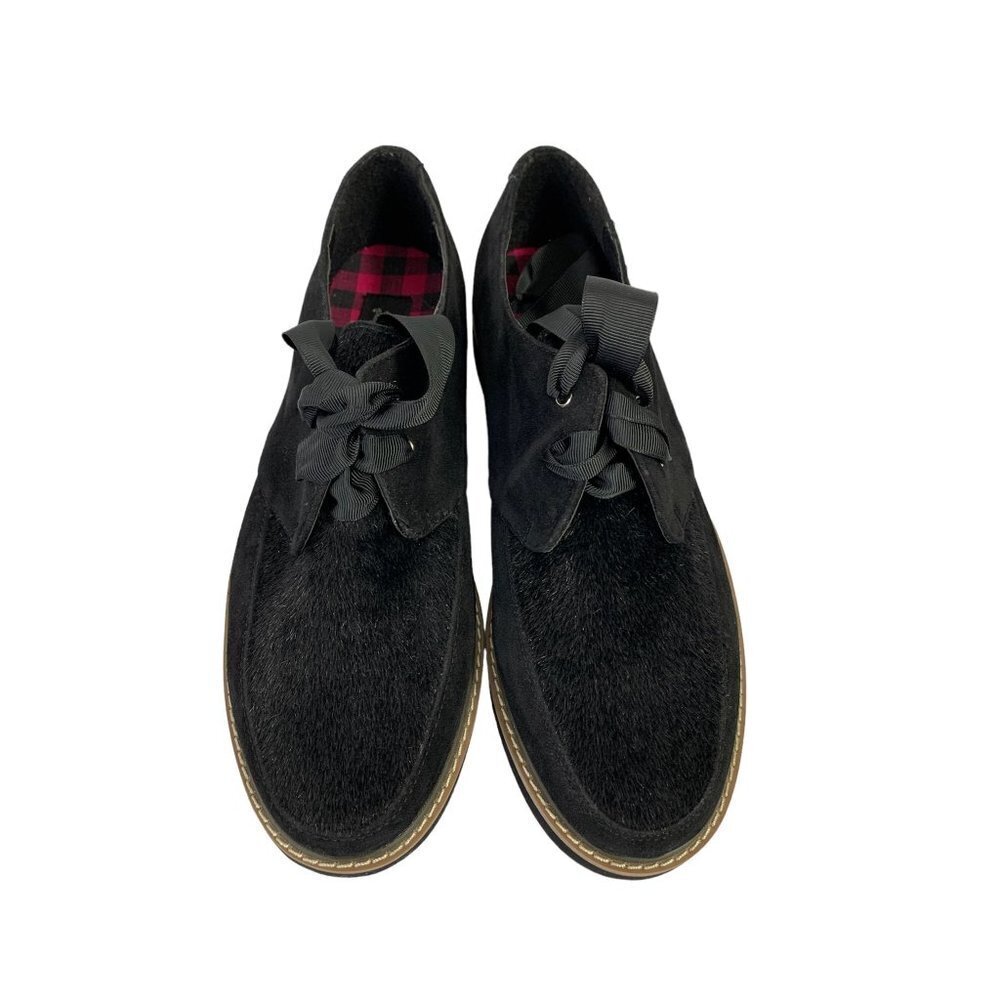 Arizona Jeans Women's Black Faux Fur Shoes - Picture 3 of 6